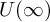 upper U left parenthesis double struck infinity right parenthesis