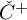̌ upper C Superscript plus