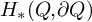 upper H Subscript asterisk Baseline left parenthesis upper Q comma partial differential upper Q right parenthesis