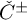 ̌ upper C Superscript plus or minus