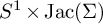 upper S Superscript 1 Baseline times upper J a c left parenthesis upper Sigma right parenthesis