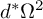d Superscript asterisk Baseline upper Omega squared