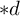 asterisk d