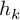 h Subscript k