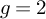 g equals 2