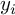 y Subscript i