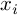 x Subscript i