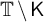 double struck upper T divided by sans serif upper K