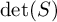 det left parenthesis upper S right parenthesis