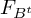 upper F Subscript upper B Sub Superscript t