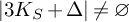 StartAbsoluteValue 3 upper K Subscript upper S Baseline plus upper Delta EndAbsoluteValue not equals empty set