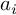 a Subscript i