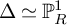 upper Delta asymptotically equals upper P Subscript upper R Superscript 1