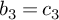 b 3 equals c 3