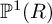 upper P Superscript 1 Baseline left parenthesis upper R right parenthesis