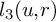 l 3 left parenthesis u comma r right parenthesis