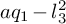 a q 1 minus l 3 squared