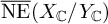ModifyingAbove upper N upper E With bar left parenthesis upper X Subscript double struck upper C Baseline divided by upper Y Subscript double struck upper C Baseline right parenthesis