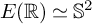 upper E left parenthesis double struck upper R right parenthesis asymptotically equals upper S squared