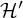 script upper H prime