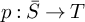 p colon upper S overbar right arrow upper T