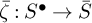zeta overbar colon upper S Superscript bullet Baseline right arrow upper S overbar