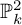 upper P Subscript k Superscript 2