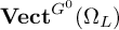 upper V e c t Superscript upper G Super Superscript 0 Baseline left parenthesis upper Omega Subscript upper L Baseline right parenthesis