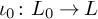 iota 0 colon upper L 0 right arrow upper L