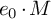 e 0 dot upper M