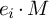 e Subscript i Baseline dot upper M
