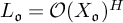 upper L Subscript German o Baseline equals script upper O left parenthesis upper X Subscript German o Baseline right parenthesis Superscript upper H