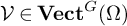 script upper V element of upper V e c t Superscript upper G Baseline left parenthesis upper Omega right parenthesis