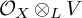upper O Subscript upper X Baseline circled times Subscript upper L Baseline upper V