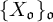 left brace upper X Subscript German o Baseline right brace Subscript German o