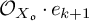 upper O Subscript upper X Sub Subscript German o Baseline dot e Subscript k plus 1