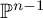 double struck upper P Superscript n minus 1