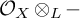 upper O Subscript upper X circled times Subscript upper L Baseline minus