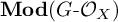 upper M o d left parenthesis upper G minus upper O Subscript upper X Baseline right parenthesis