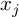 x Subscript j