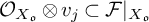 upper O Subscript upper X Sub Subscript German o Subscript Baseline circled times v Subscript j Baseline subset of script upper F vertical bar Subscript upper X Sub Subscript German o Subscript Baseline