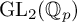 backslash operatorname upper G upper L Subscript 2 Baseline left parenthesis double struck upper Q Subscript p Baseline right parenthesis