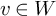 v element of upper W