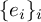 left brace e Subscript i Baseline right brace Subscript i