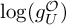 log left parenthesis g Subscript upper U Superscript script upper O Baseline right parenthesis