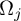 upper Omega Subscript j
