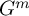 upper G Superscript m