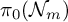 pi 0 left parenthesis script upper N Subscript m Baseline right parenthesis
