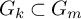 upper G Subscript k Baseline subset of upper G Subscript m