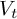 upper V Subscript t